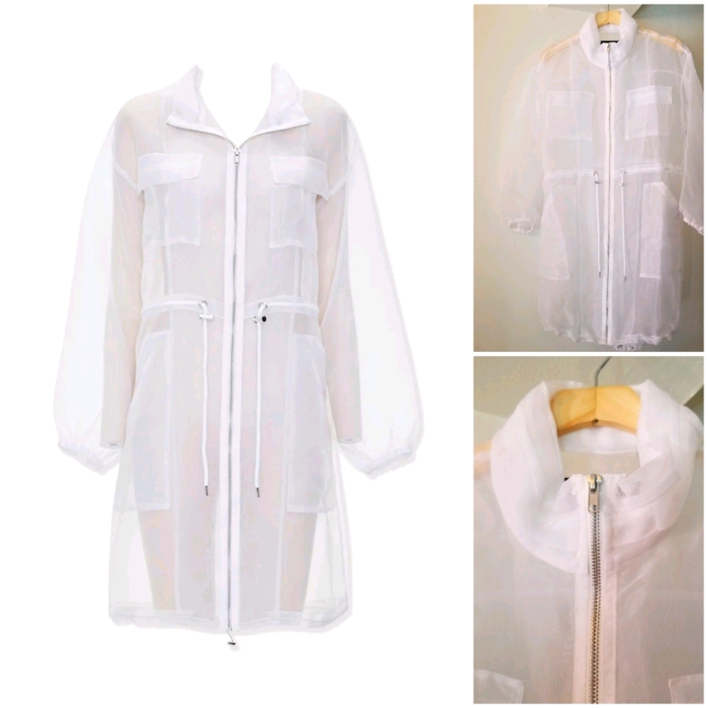 Forever 21 Sheer Utility Jacket